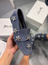 DOHA HAKİKİ SÜET MAVİ LOAFER